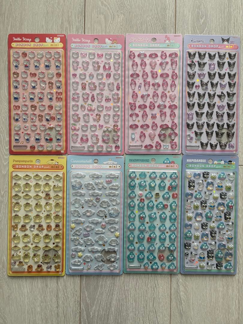 ボンボンドロップシール サンリオmini全8種