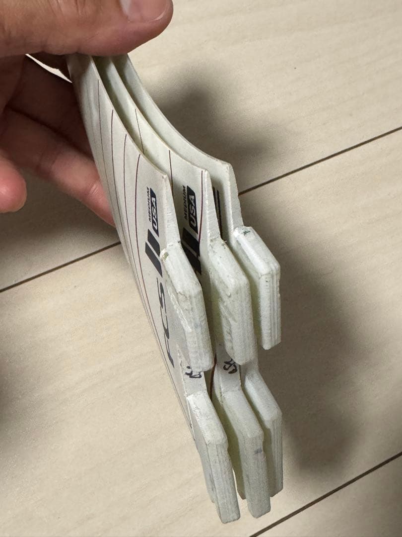 美品 FCS II USA サーフボードフィン 3枚セット