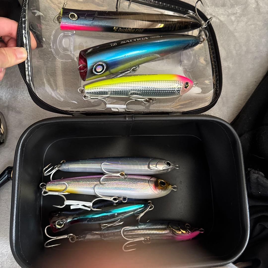 25ソルティガ14000XH ヒラマサチューン使用 ルアー付き