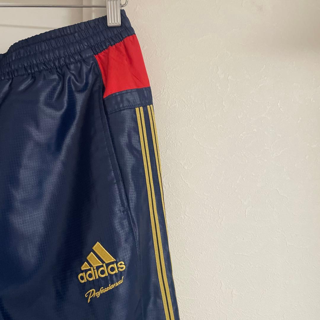 アディダスプロフェッショナル　ウインドブレーカー　上下セット　Lサイズ 裏起毛