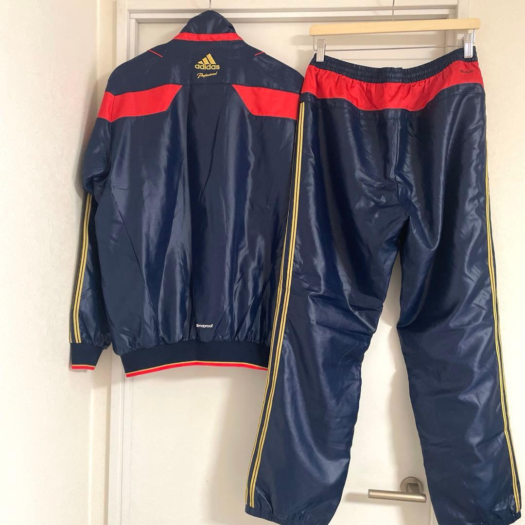 アディダスプロフェッショナル　ウインドブレーカー　上下セット　Lサイズ 裏起毛