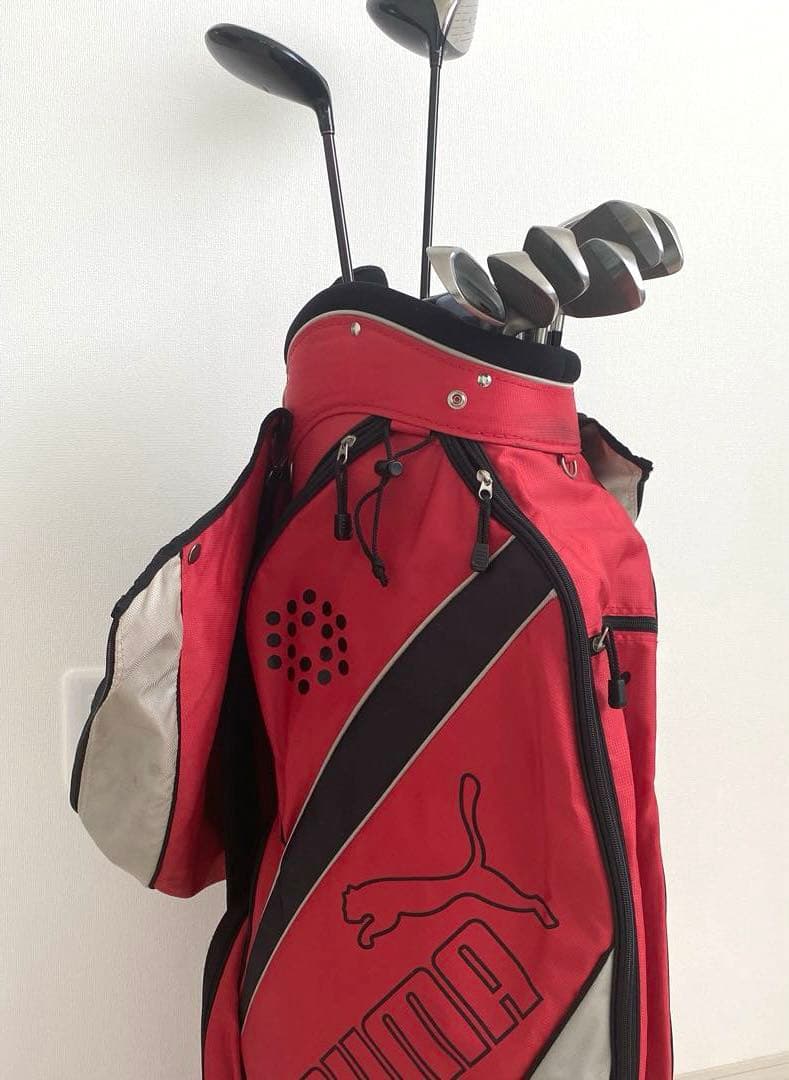 レディースゴルフクラブセット　バッグ、アイアンセット 9本 ドライバー 1本