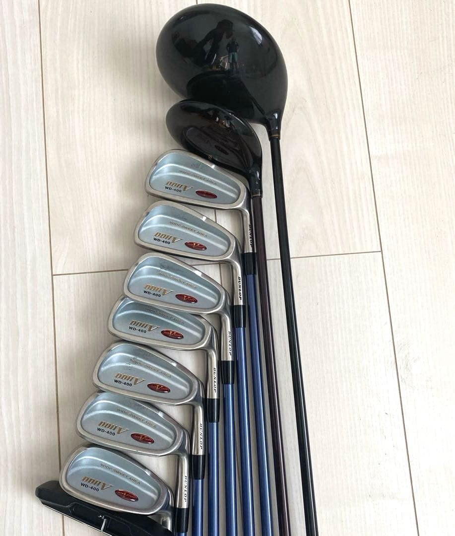 レディースゴルフクラブセット　バッグ、アイアンセット 9本 ドライバー 1本