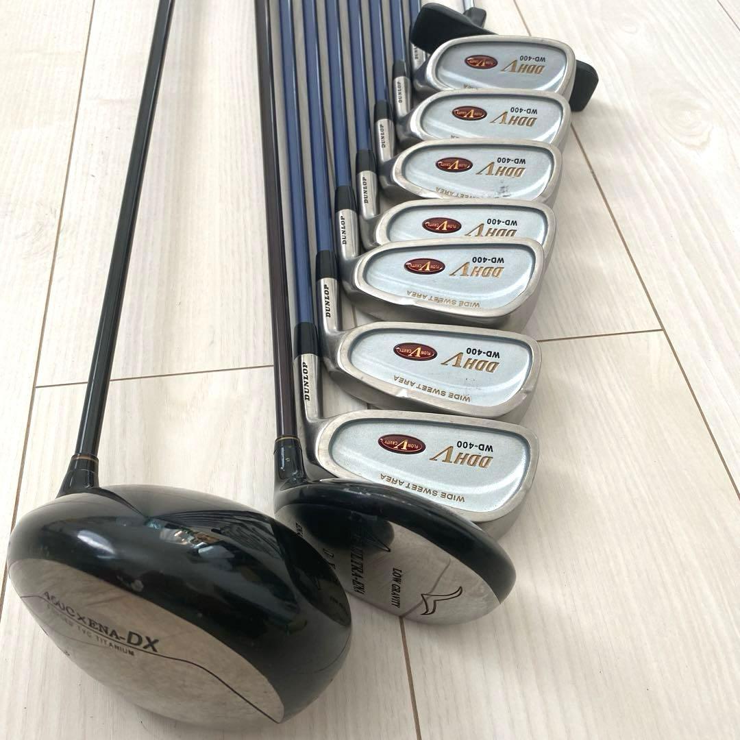 レディースゴルフクラブセット　バッグ、アイアンセット 9本 ドライバー 1本