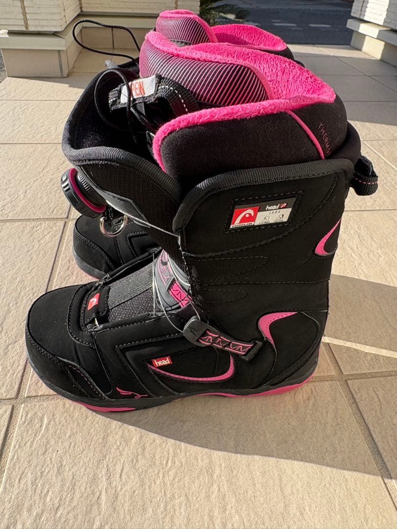 美品　head ヘッド スノーボード　ブーツ 24 レディース　ピンク