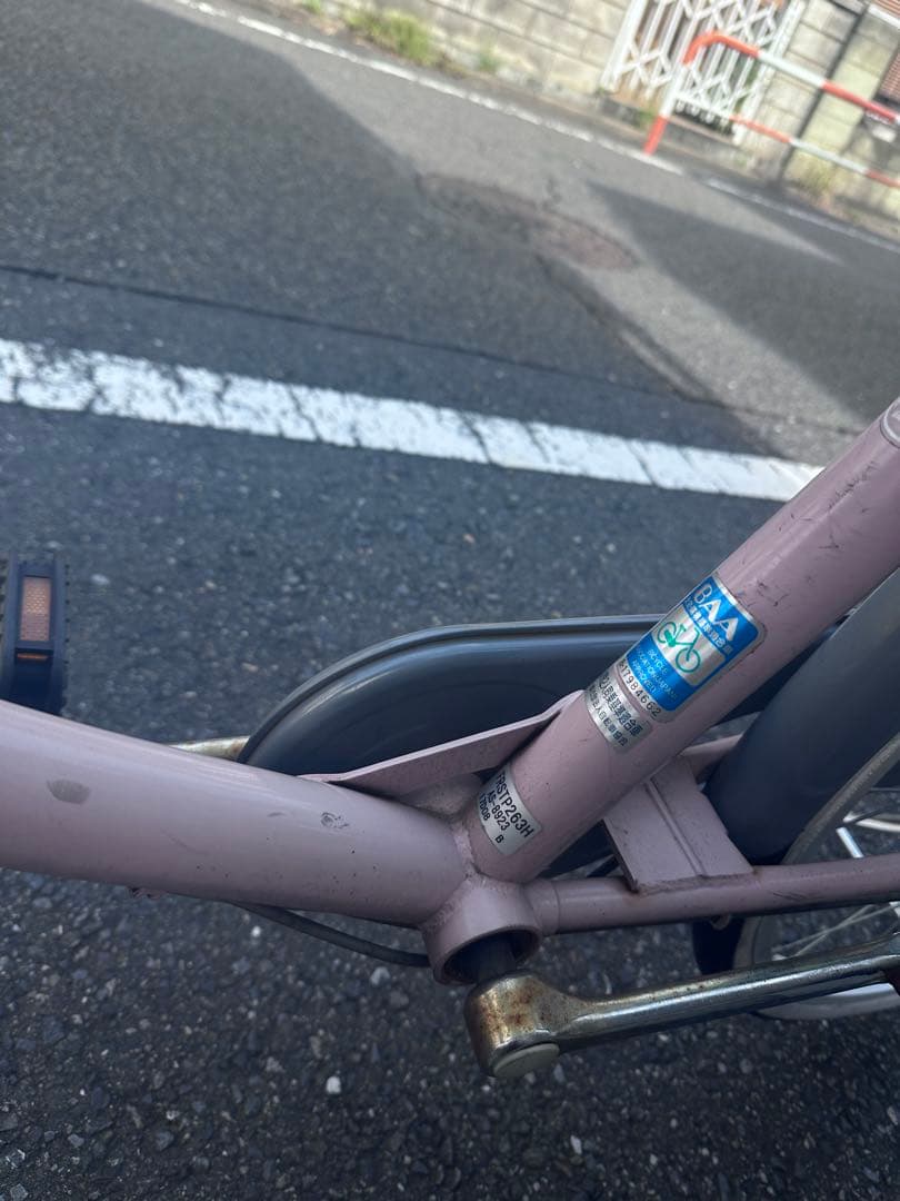 【みはねさん専用】【引き取り限定】　非電動　子供乗せ自転車