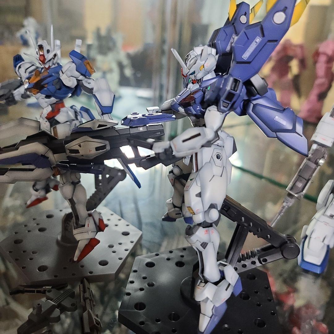 HGキャリバーン&エアリアル&エアリアル（改修型）全塗装完成品