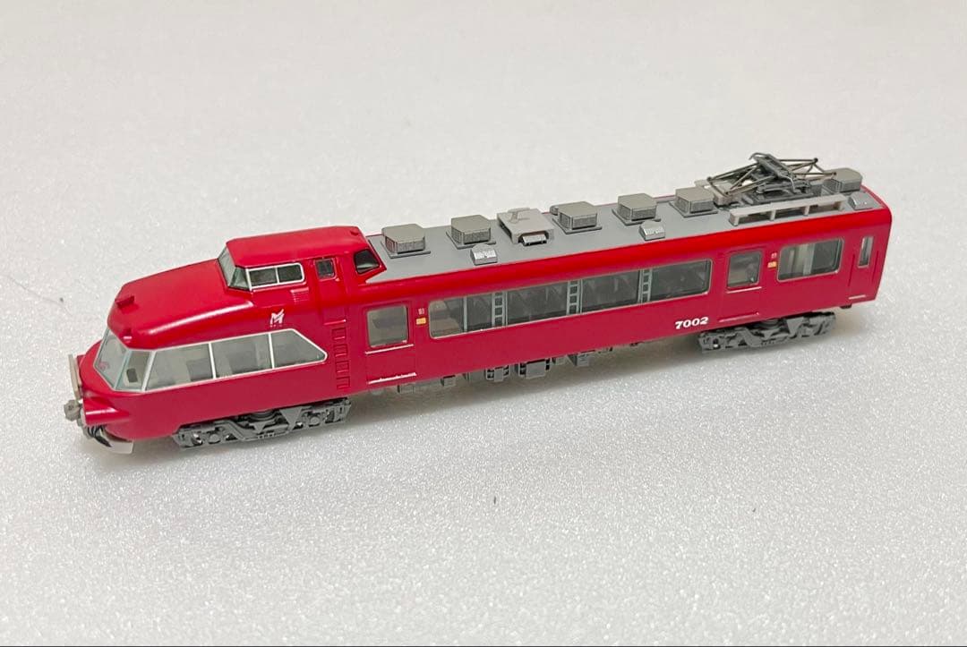 【精密加工、特製品】名鉄7000系復刻フェニックス7001f 系統板付きnゲージ