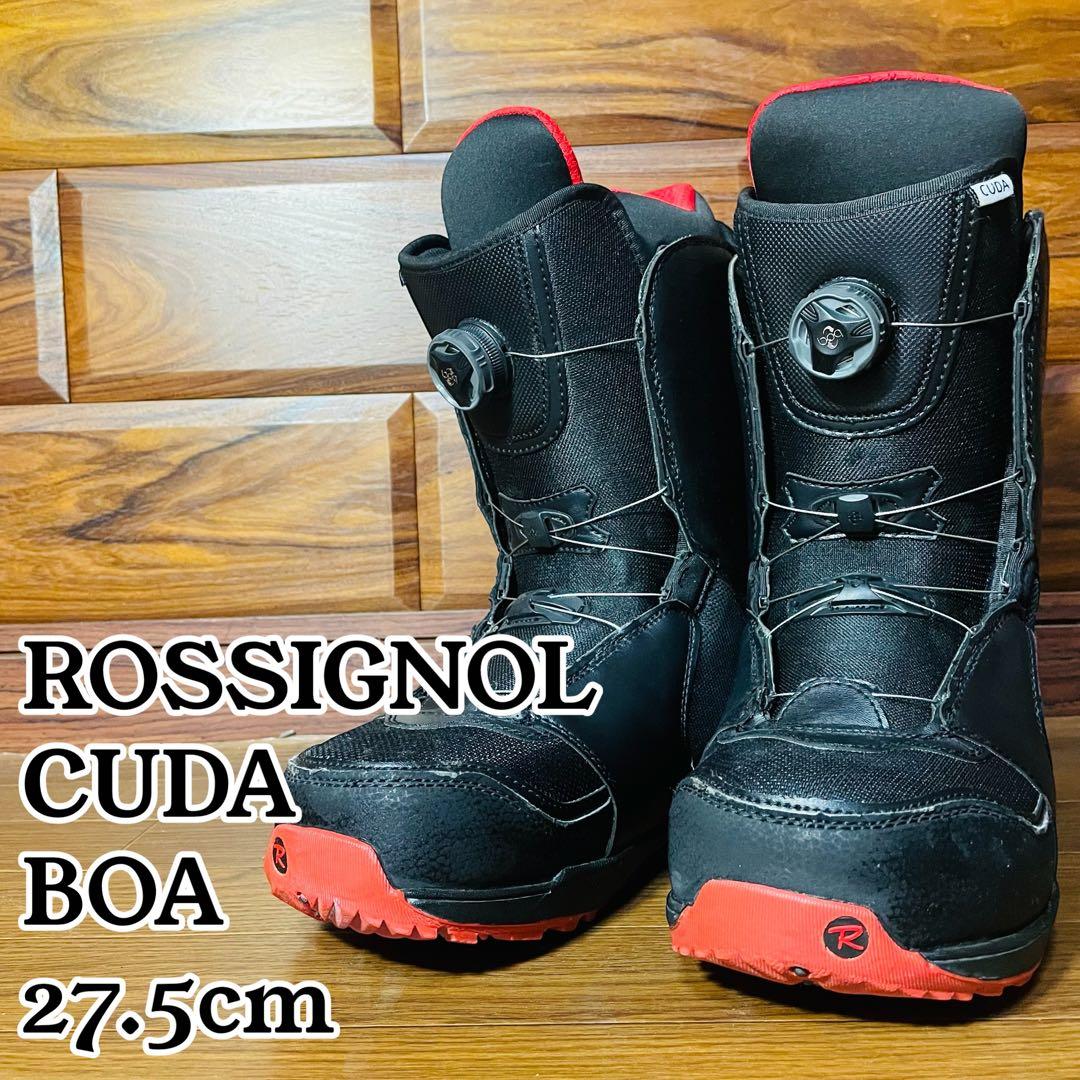 ROSSIGNOL 　CUDA　ブラック &レッド　BOA　27.5cm メンズ