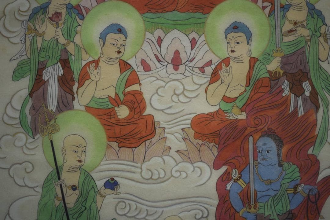 不詳/作者不明/真言宗/弘法大師/十三仏/十三佛/布袋屋掛軸HG-269