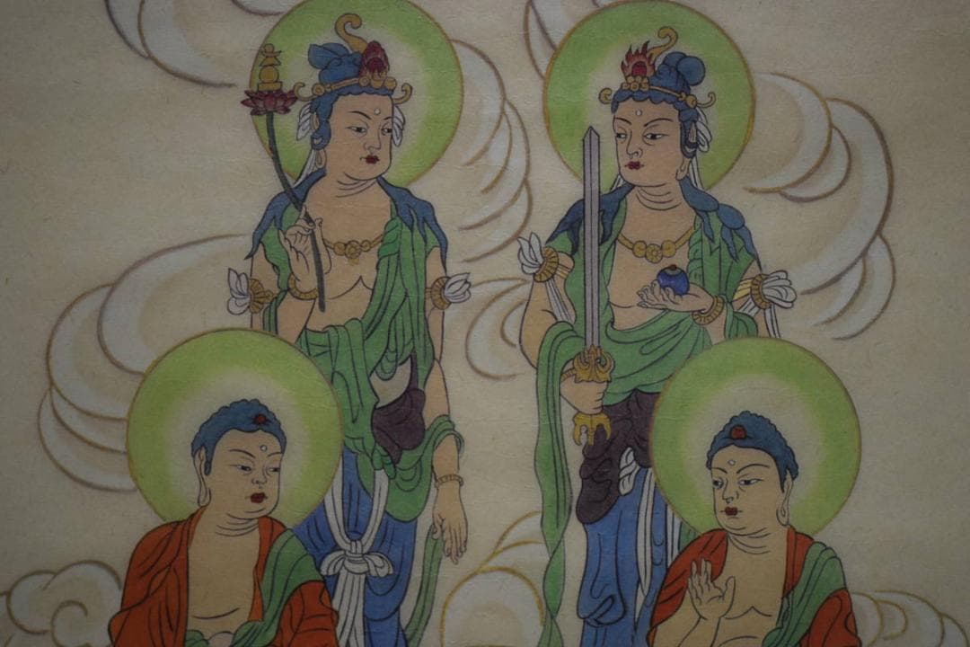 不詳/作者不明/真言宗/弘法大師/十三仏/十三佛/布袋屋掛軸HG-269