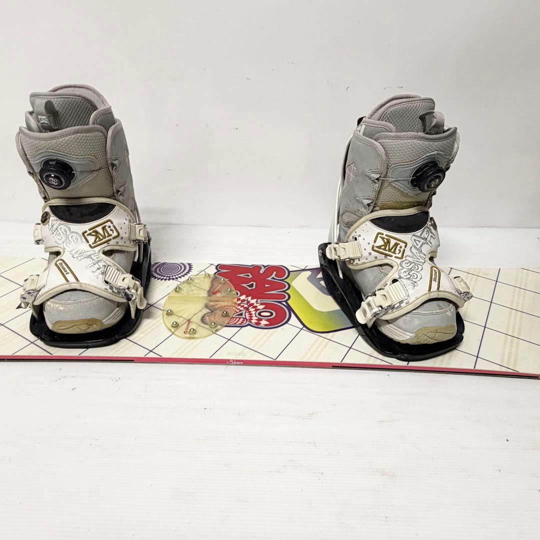 SALOMON DC レディース スノボセット　サロモン　スノーボード ブーツ