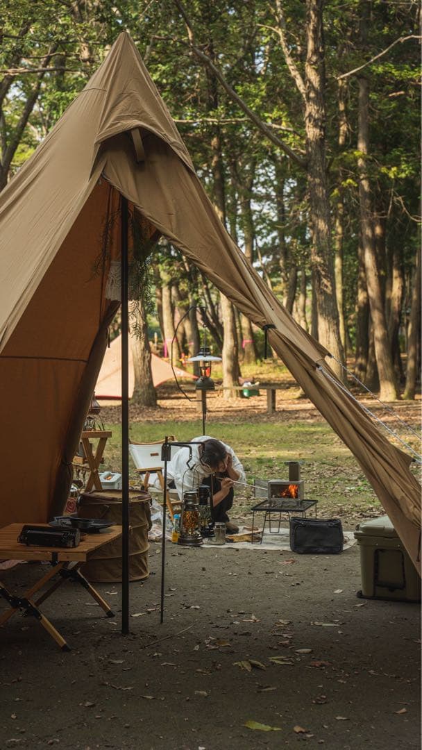 テーブルエース　ミニ薪ストーブ新品未使用　専用バッグ付き　ブラック