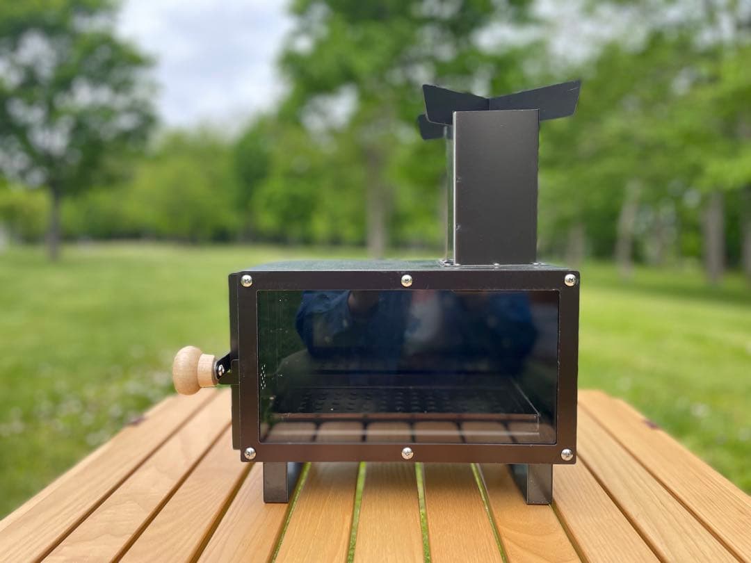 テーブルエース　ミニ薪ストーブ新品未使用　専用バッグ付き　ブラック