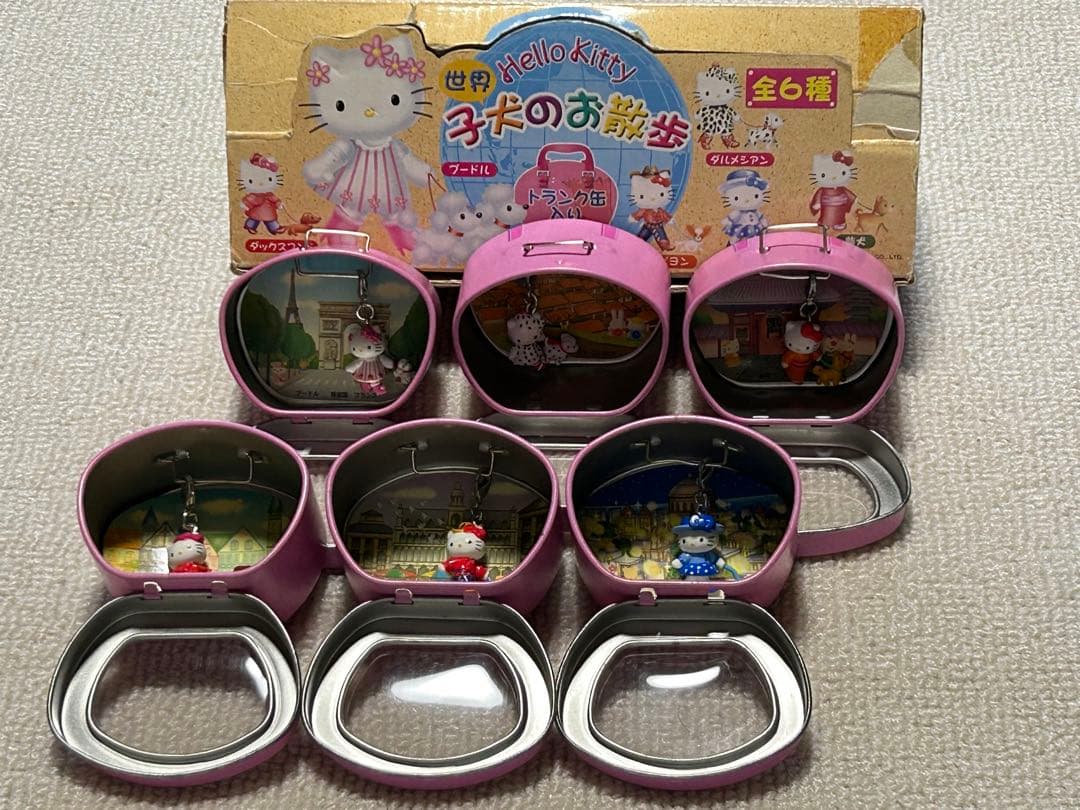 ハローキティ　仔犬の散歩　全6種　セット　サンリオ　2003