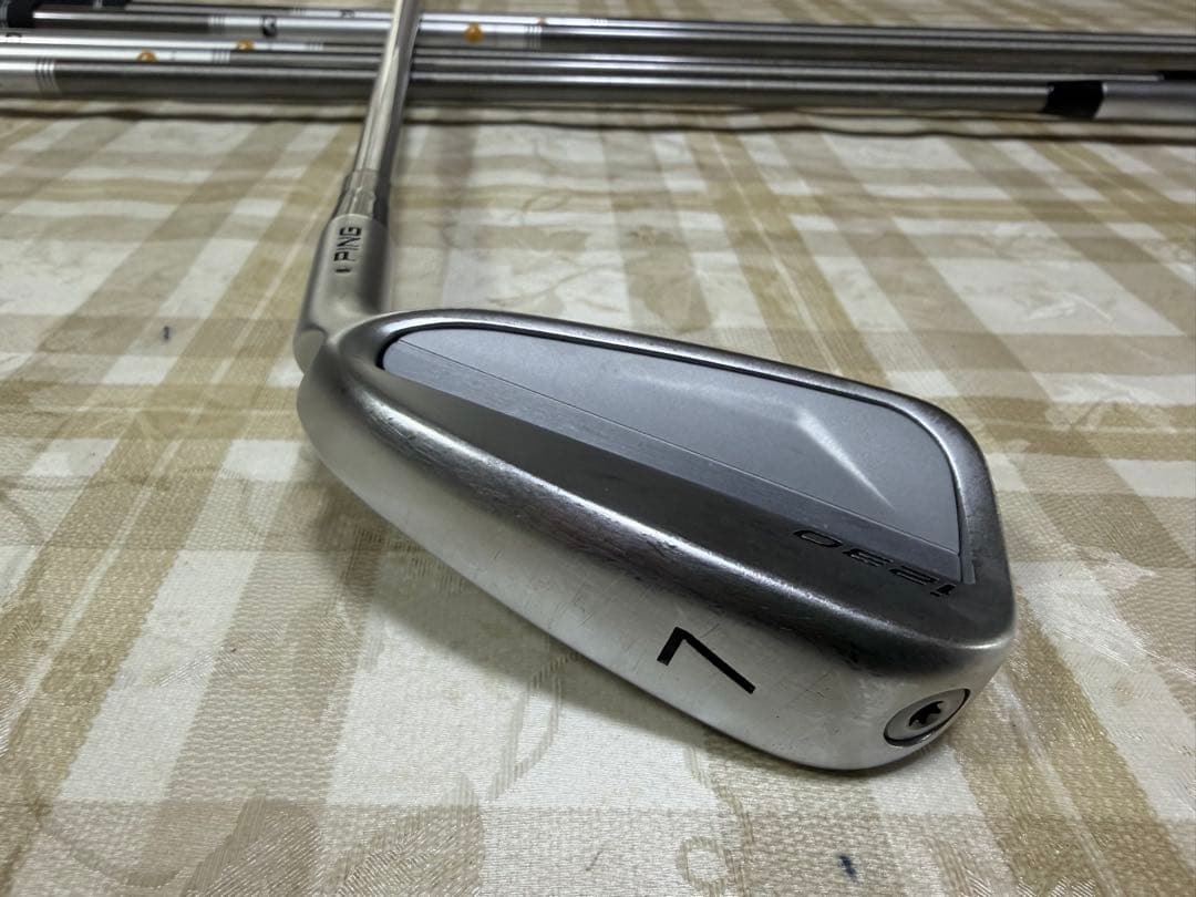 PING i230 Steel Fiber i80 R 5〜W 6本 黒ドット