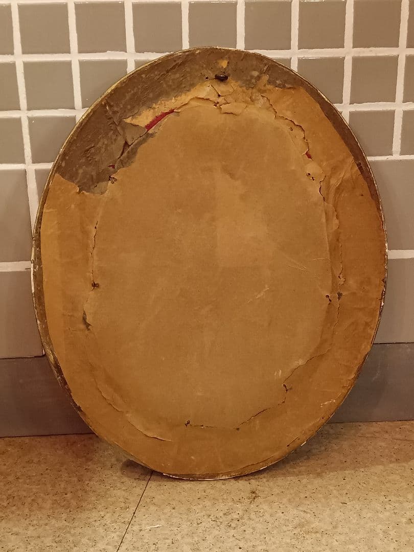 フランス　アンティーク　キリスト像　オブジェ　メダイヨン