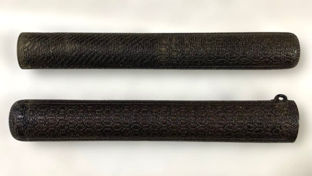 C-17 煙管　煙管入れ　2個セット　煙草道具　骨董品　古道具　美術品　工芸品