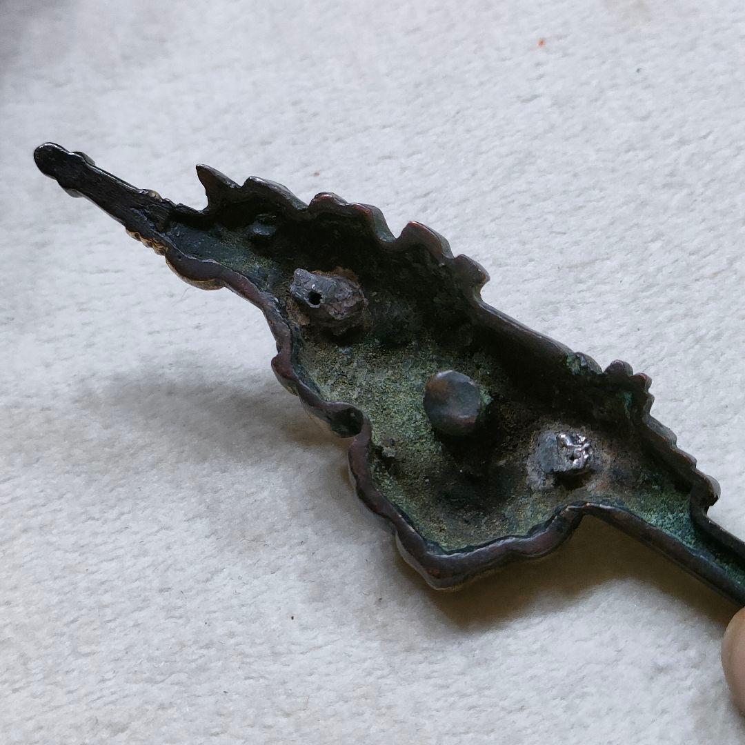 2AF69　赤銅　日本刀 　刀装具 骨董 古美術 江戸期