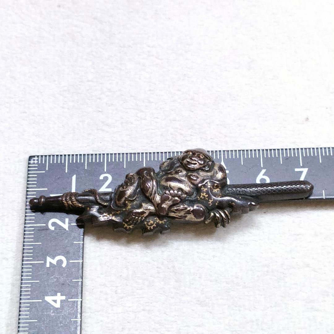 2AF69　赤銅　日本刀 　刀装具 骨董 古美術 江戸期