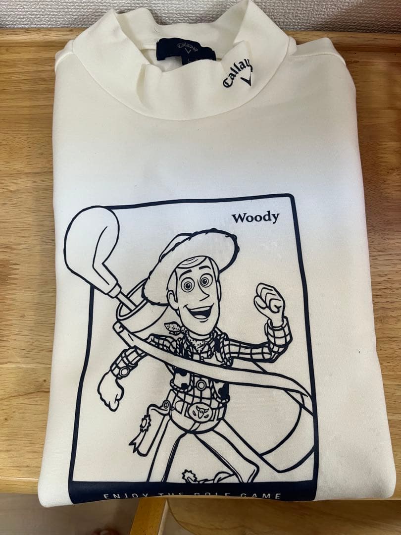 キャロウェイメンズ 長袖モックネックシャツTOY STORY C24233130