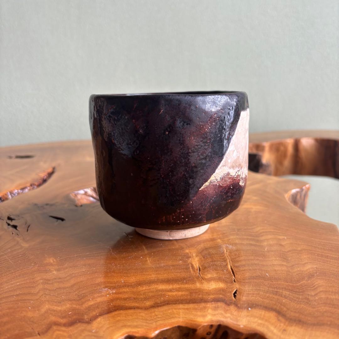 大樋焼 大樋平六（開発文七）抹茶碗 茶道具 共箱