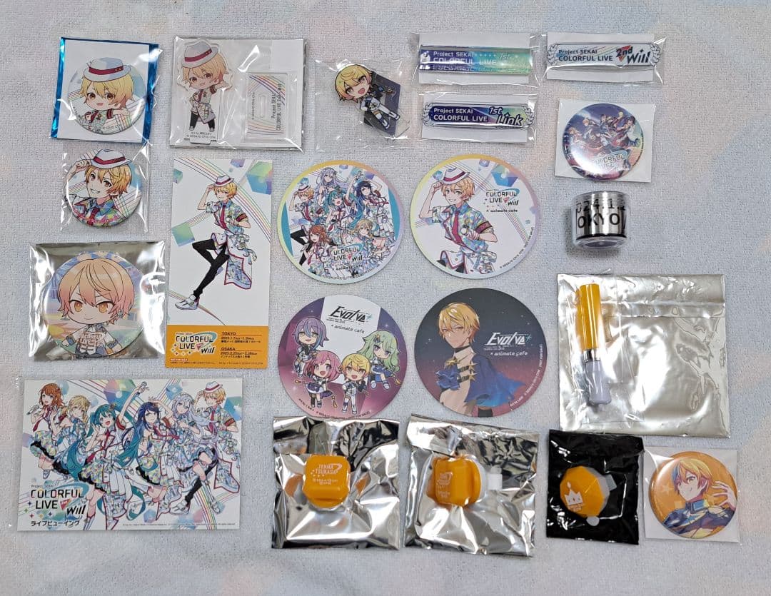 プロセカ　セカライ　天馬司　缶バッジ　アクスタ　特典　リンライ　29点+α