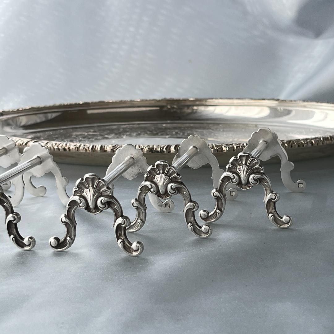 【仏蘭西】ルイ15世様式 Louis XVナイフレスト 6個組