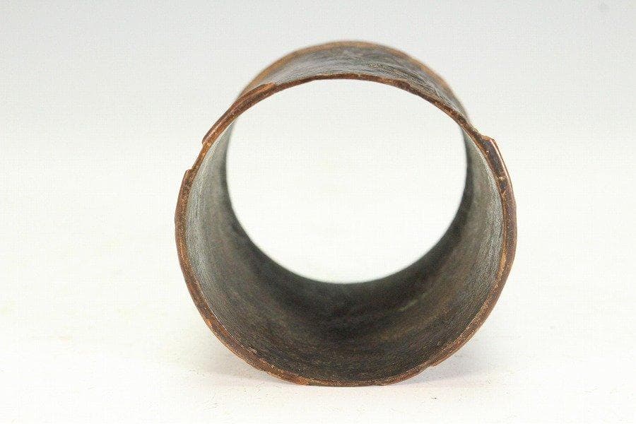 中国美術 古銅 鍍金 唐子 蓋置 旧家蔵出