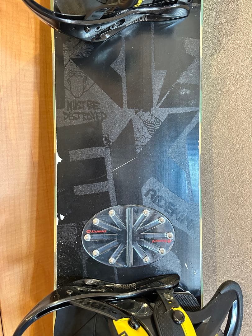 【値下げは1/31まで】RIDE KINK スノーボード ビンディング付き