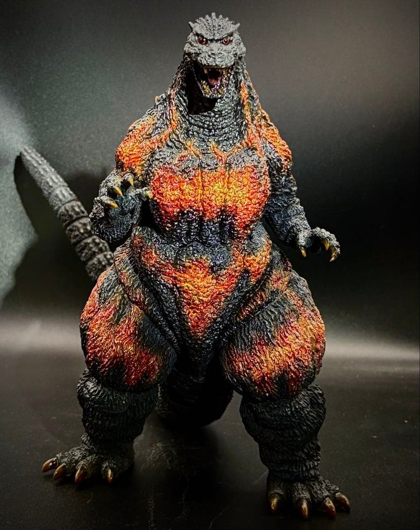 酒井ゆうじ造型工房ゴジラ1995香港上陸Ver. オールクリアレジンキット完成品