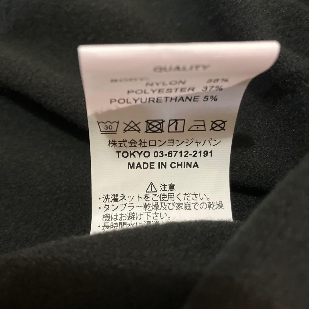 SY32 ブラック ハイネックロンTEE XL