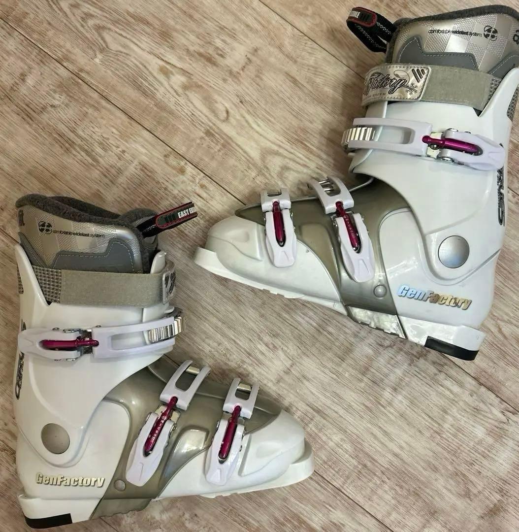 ◾️カービングスキーセット　板146㎝ ブーツ24㎝ 女性用　レディース用