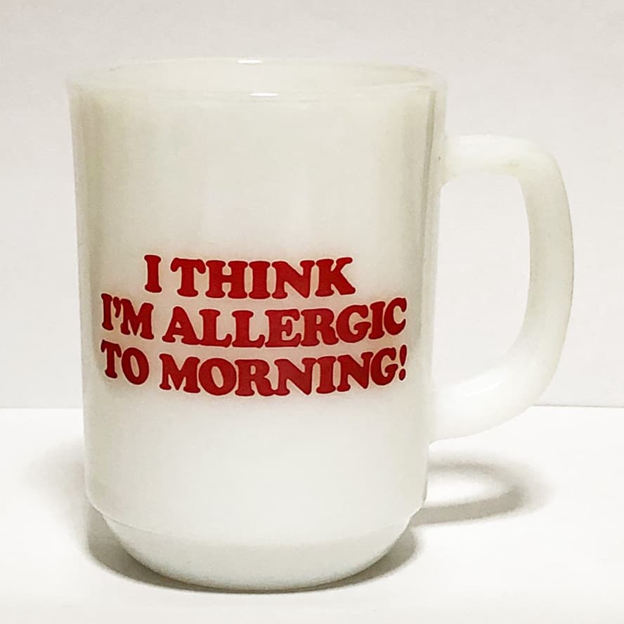 ファイヤーキング　スヌーピー マグカップ モーニングアレルギー　１点　#001