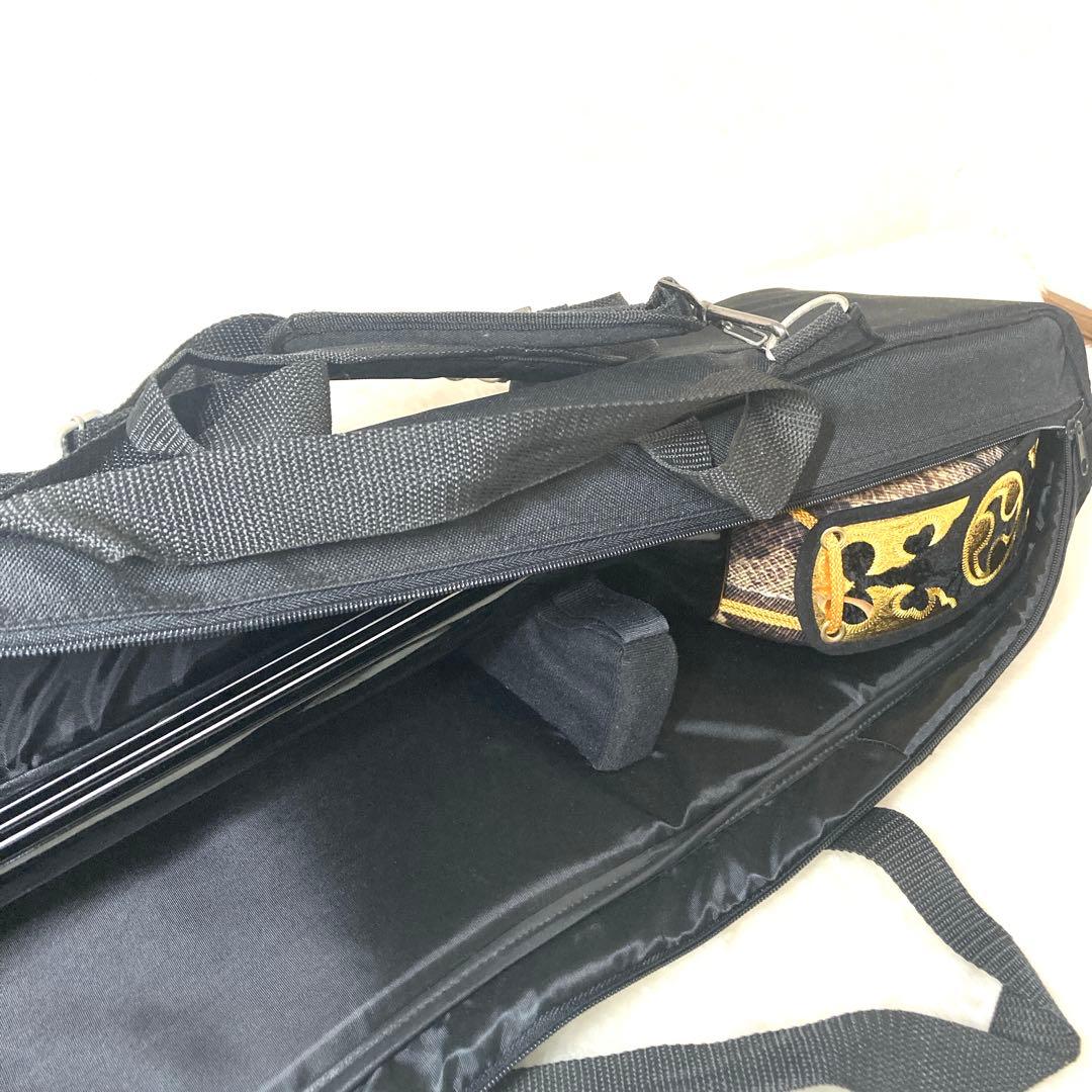 沖縄 三線 特上 人工皮革 蛇柄 ソフトケース 三味線