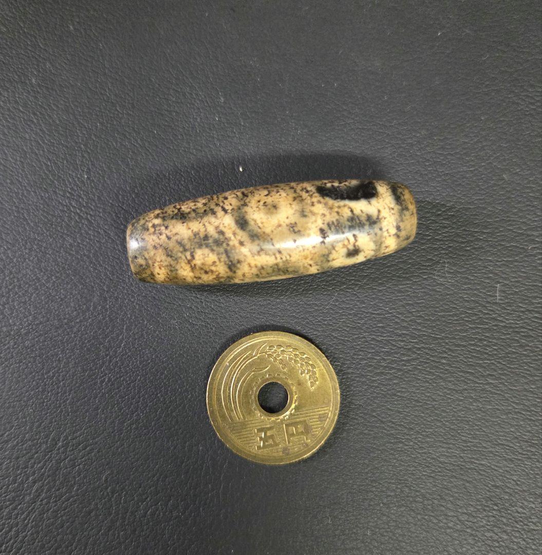 790　天珠　亀甲長壽九眼天珠　dzibeads　！