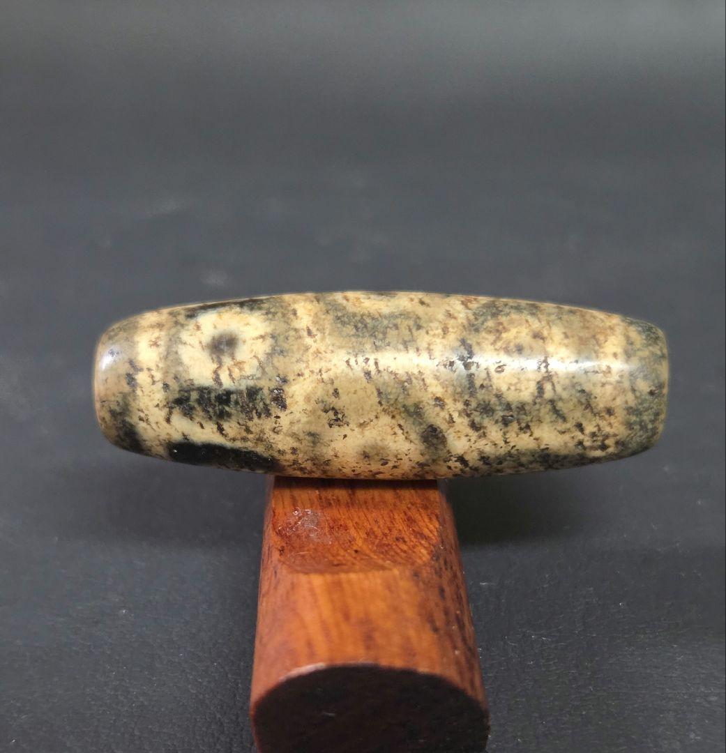 790　天珠　亀甲長壽九眼天珠　dzibeads　！