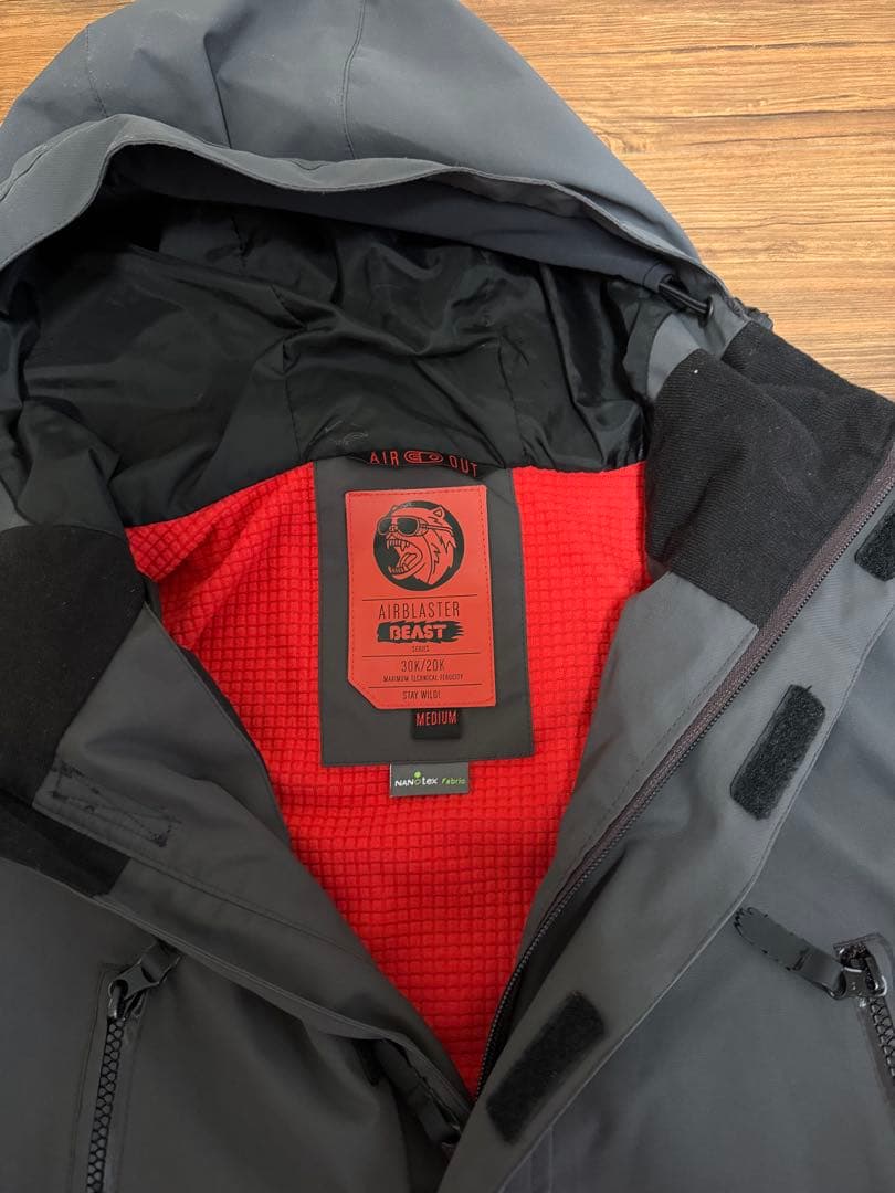 Airblaster Beast スノーボードウェア (Medium)グレー