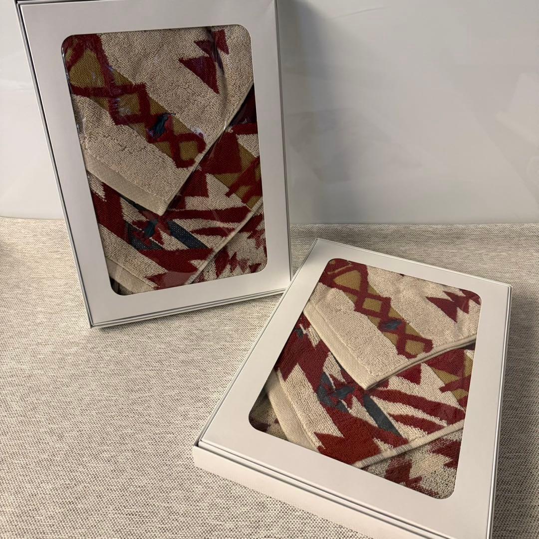 ラルフローレン　ナバホ　ネイティブ柄　 フェイスタオル2枚ウォッシュタオル2枚