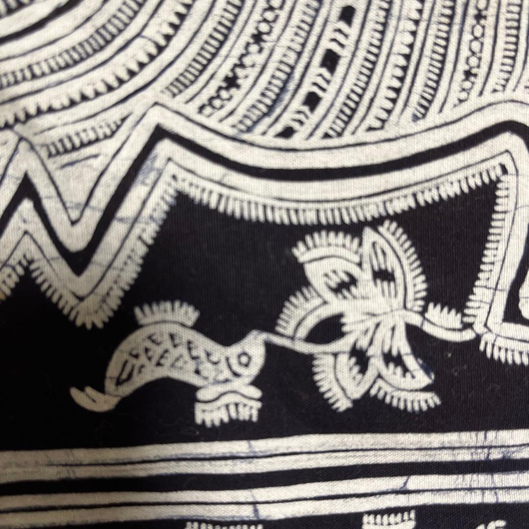 中国少数民族の古い青染め布