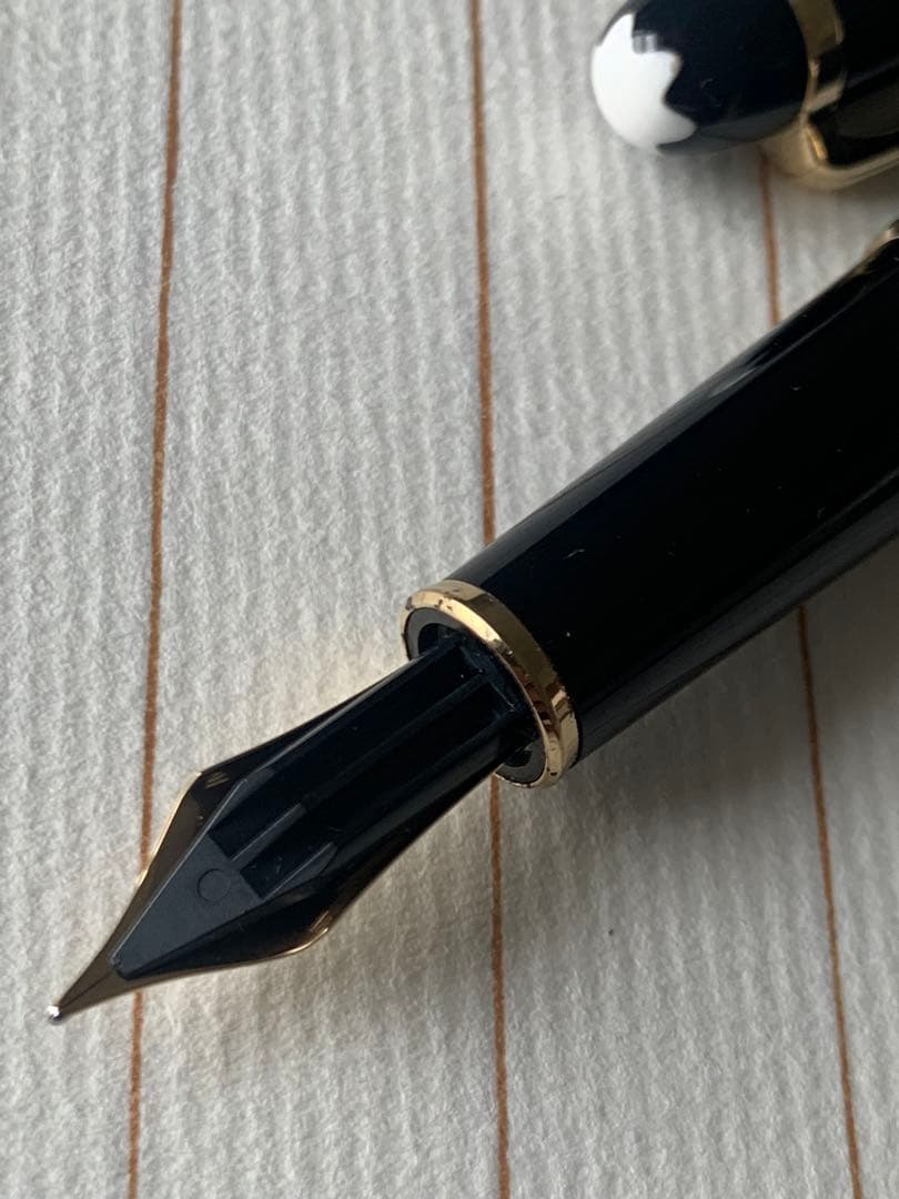 モンブラン 144 万年筆 ブラック 14Kペン先 中古美品