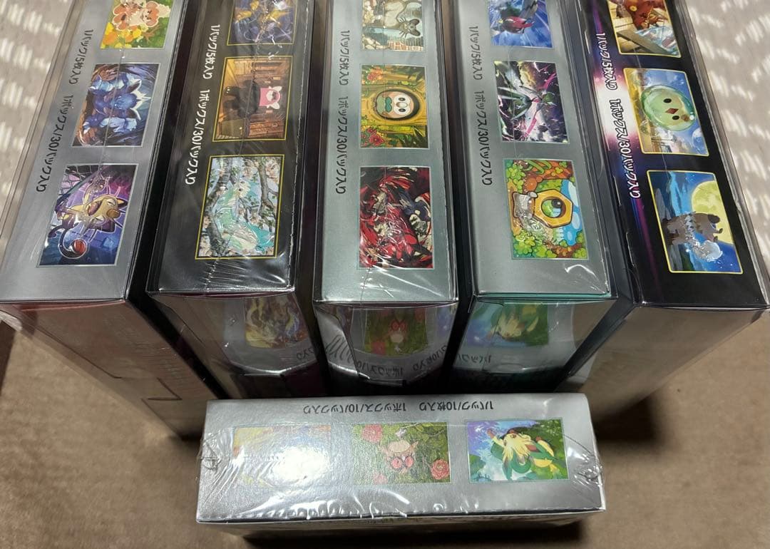 ポケモンカード　box シュリンク付き　6Box