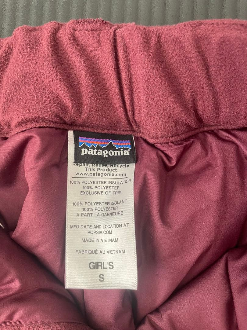patagonia スキーウェア ガールズS