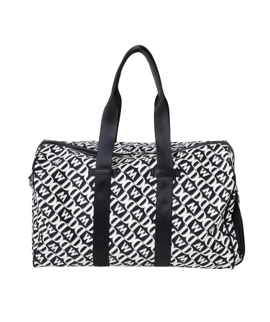 新品☆ダンスウィズドラゴン モノグラム プリント ボストン☆シューズケース☆黒