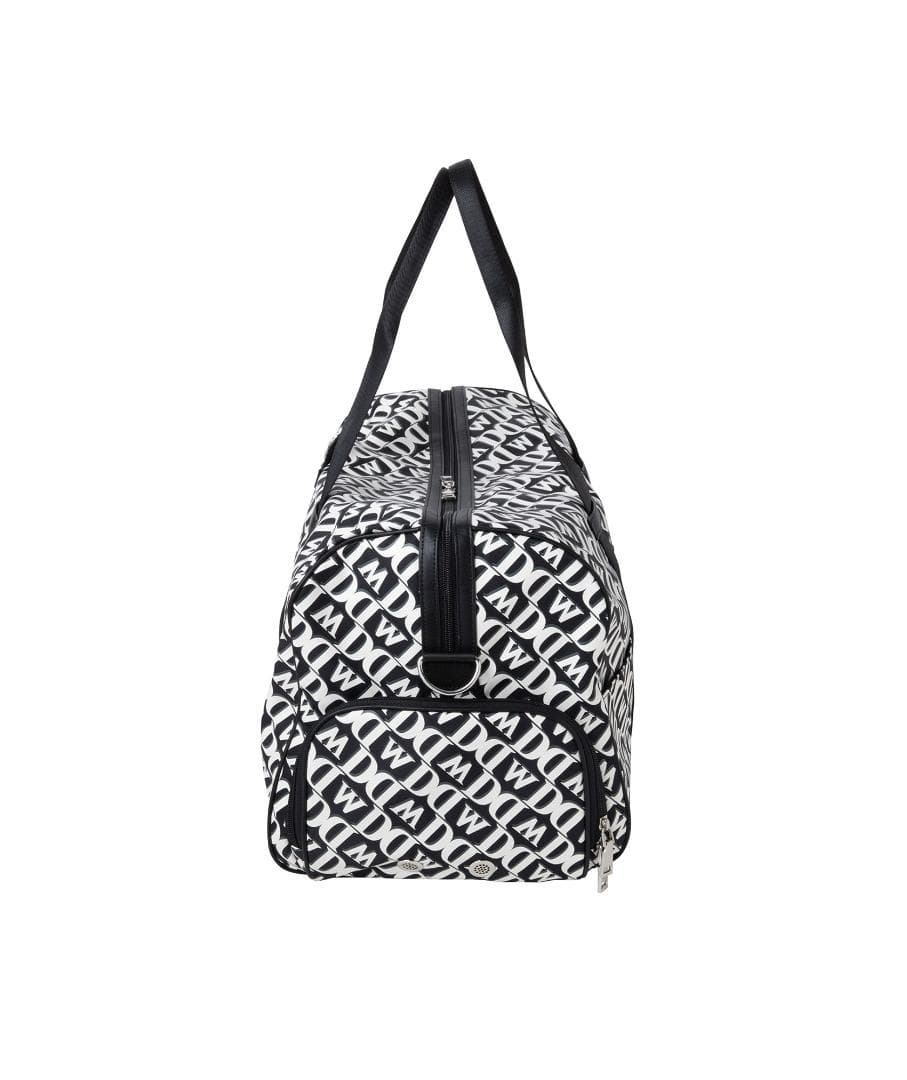 新品☆ダンスウィズドラゴン モノグラム プリント ボストン☆シューズケース☆黒