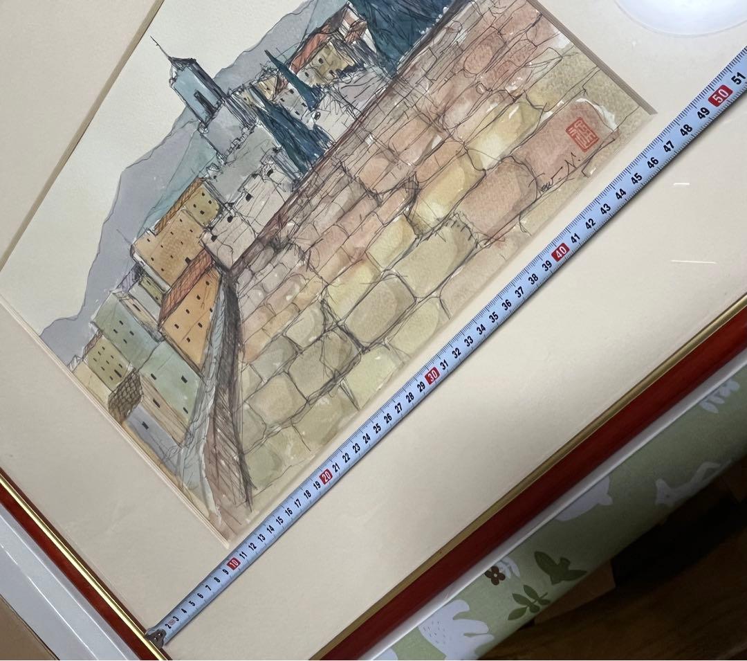 イタリヤ　城壁の残る村