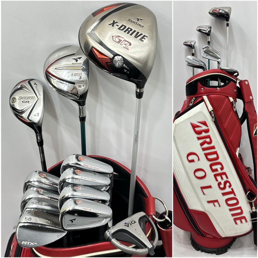 メンズ右利き初心者用　ツアーステージ　クリーブランド　ゴルフセット　W-2703