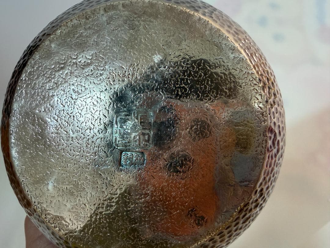 純銀製 獣口 饕餮文 湯沸 銀瓶 煎茶道具