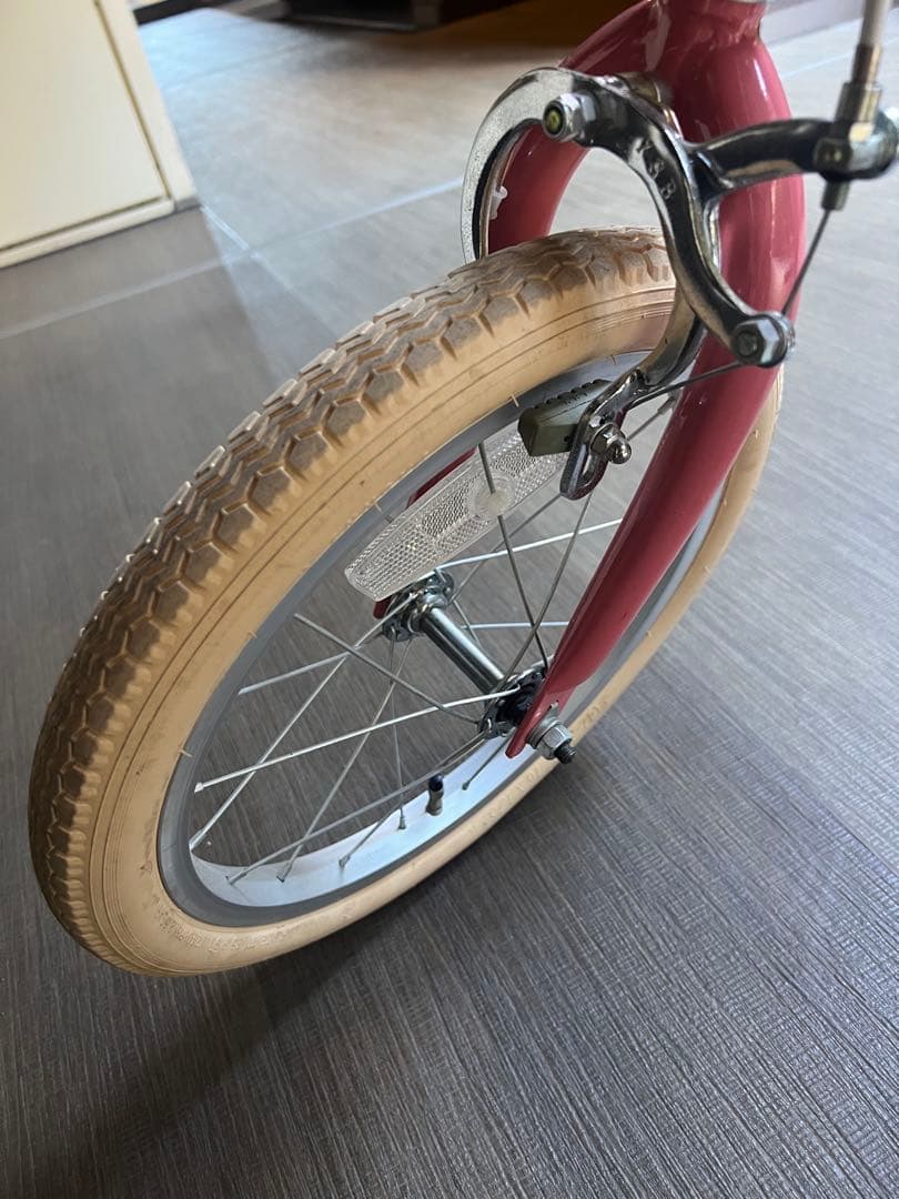 【美品】little tokyobike カラーモモ16インチ バスケット付き