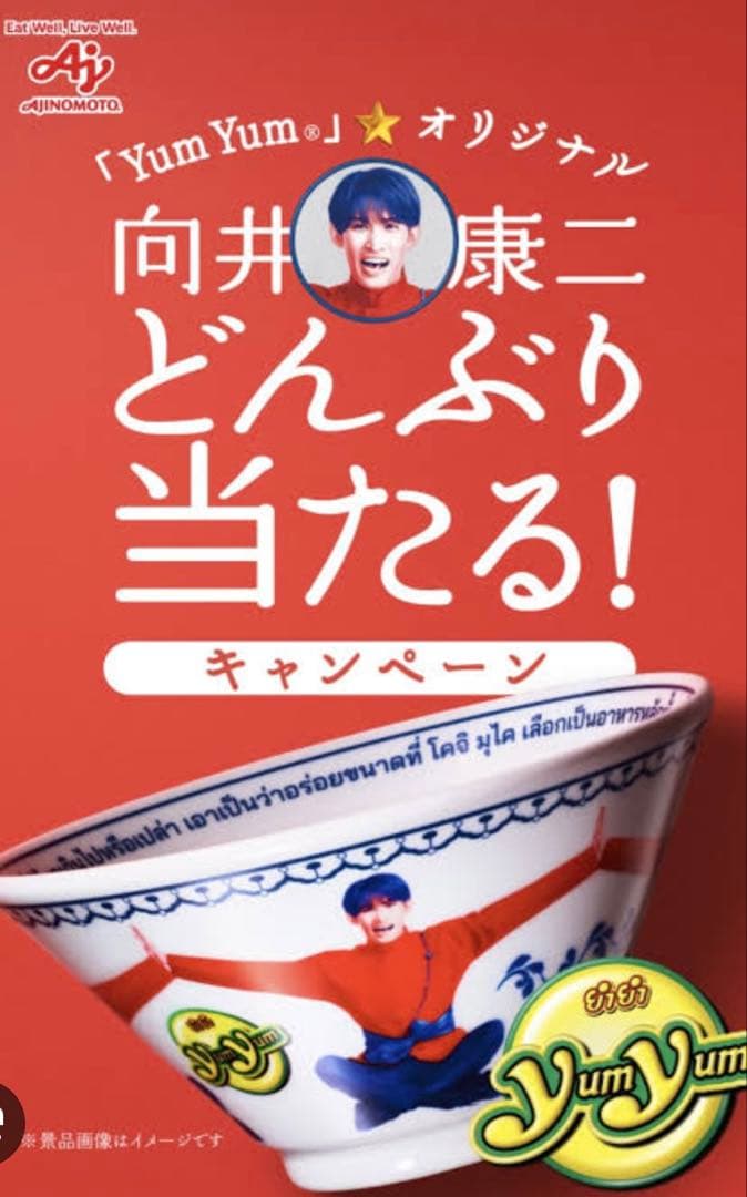 ま*こ様 YumYum オリジナルどんぶり　向井康二